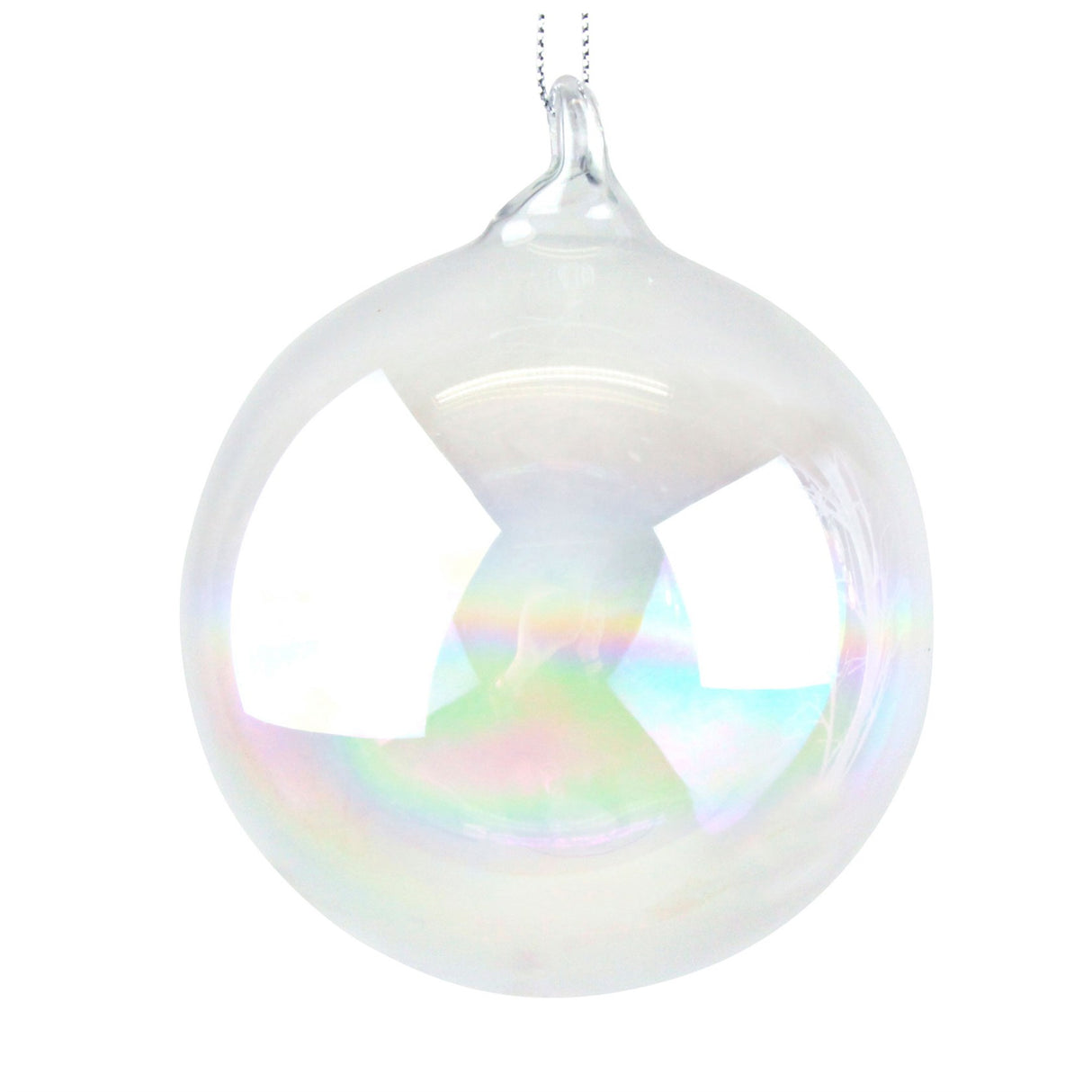 Gisela Graham 8cm Clear Soap Bubble Bauble