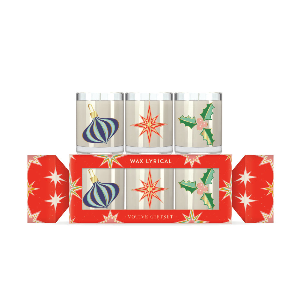 Wax Lyrical 754g Merry & Bright Votive Cracker Gift Set