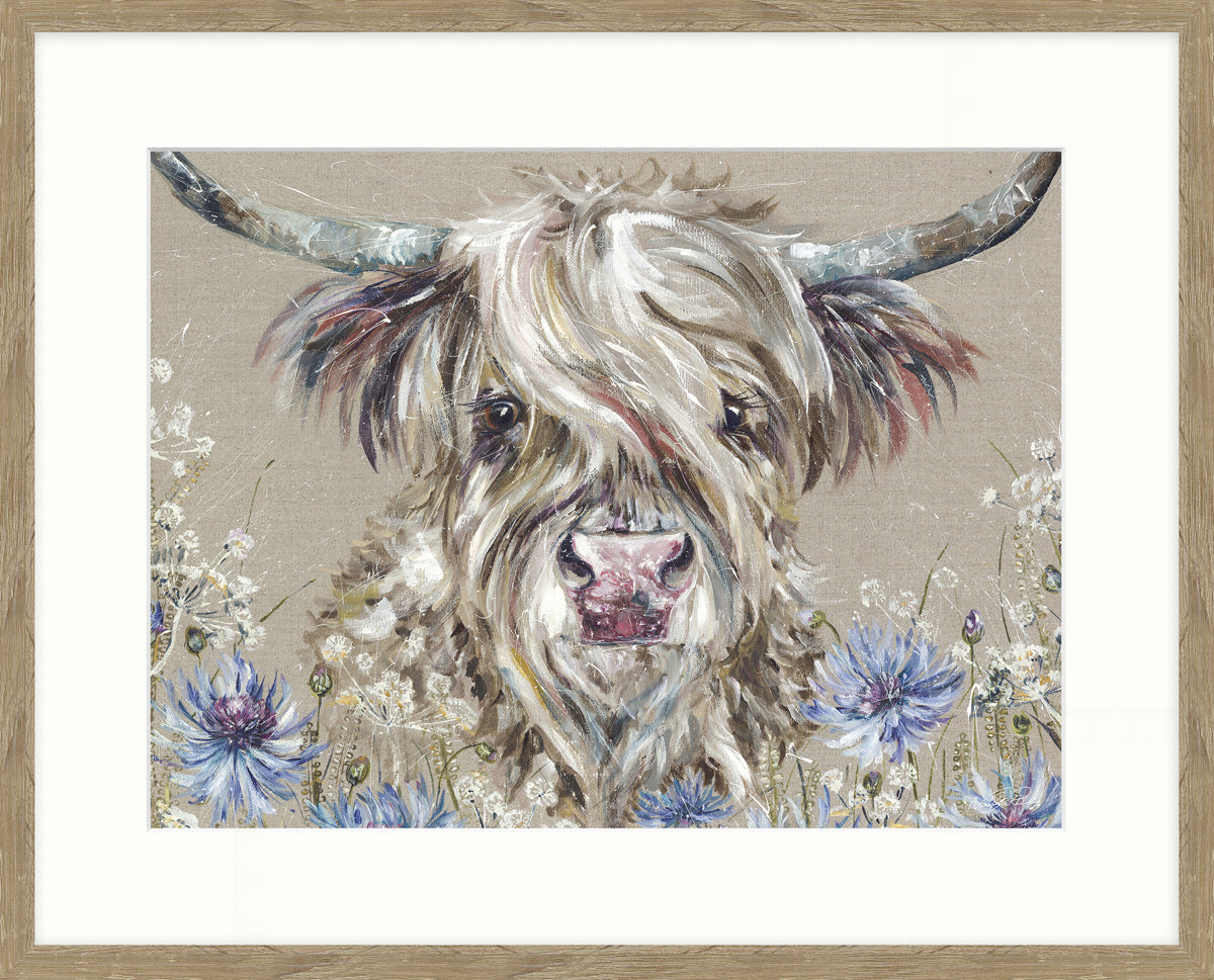 Artko 52cm 'Cornflower' Framed Print by Nicola Jane Rowles - AK12566