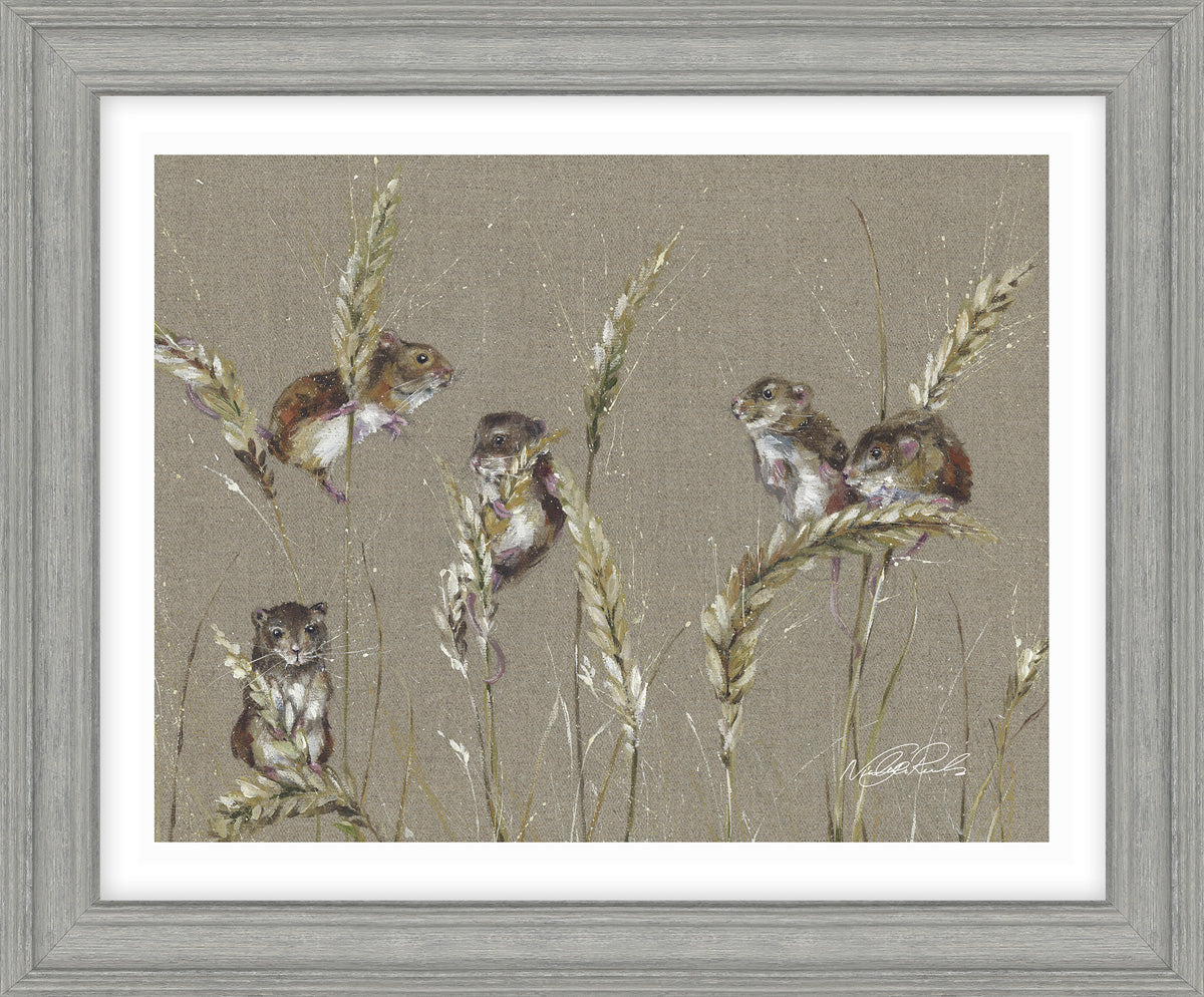 Artko 35cm 'Harvest Assembly' Framed Print by Nicola Janes Rowles - AK12569