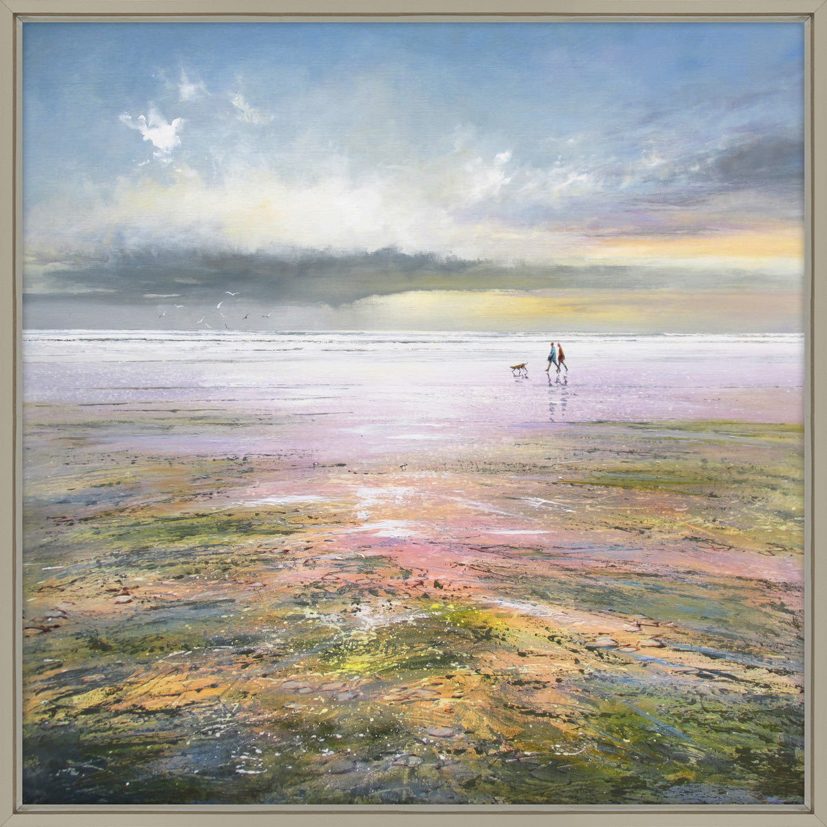 Artko 64cm 'Stroll at Dusk' Framed Print by Michael Sanders - AK12579