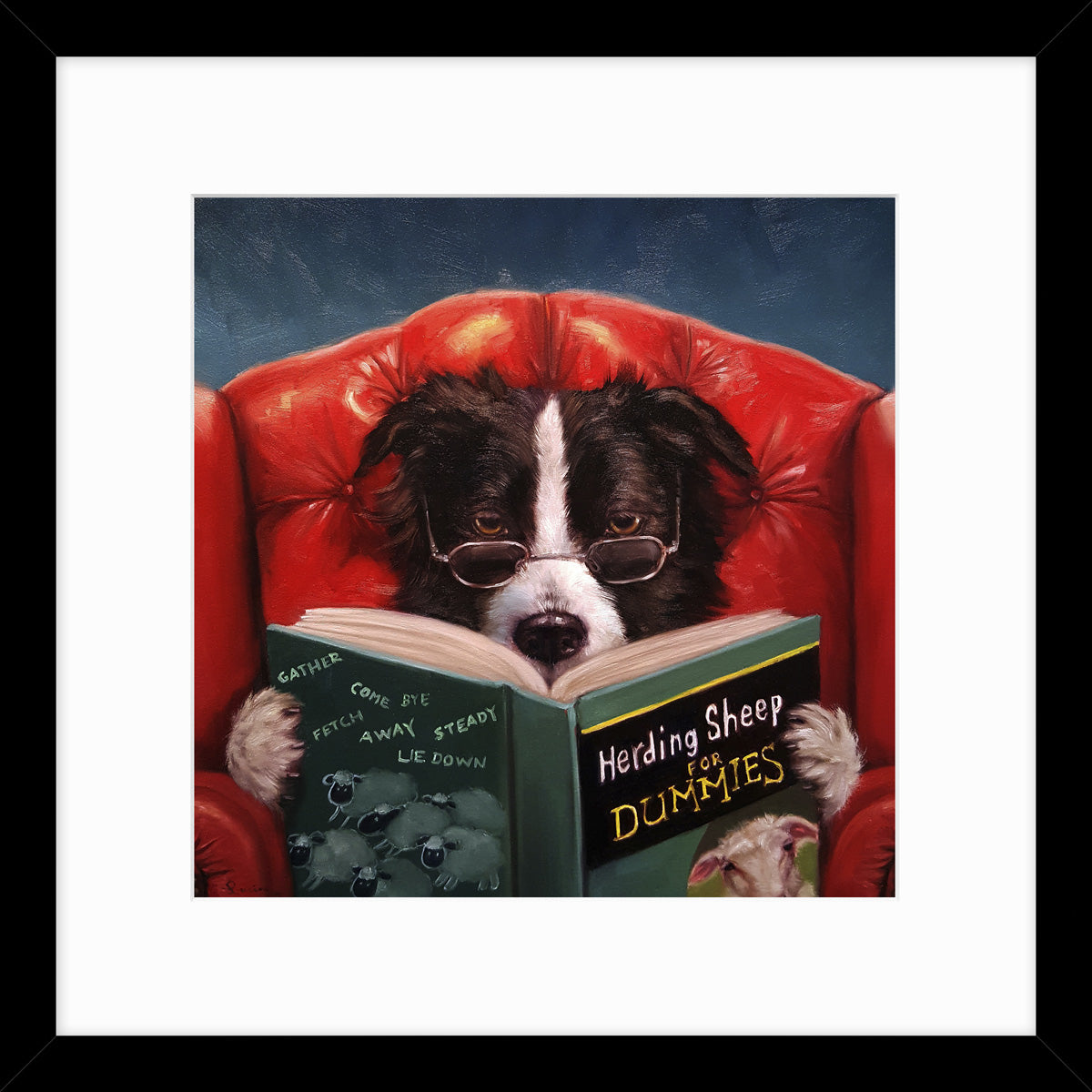 Artko 43.5cm 'Herding Sheep' Framed Print by Lucia Hefferman - AK12585