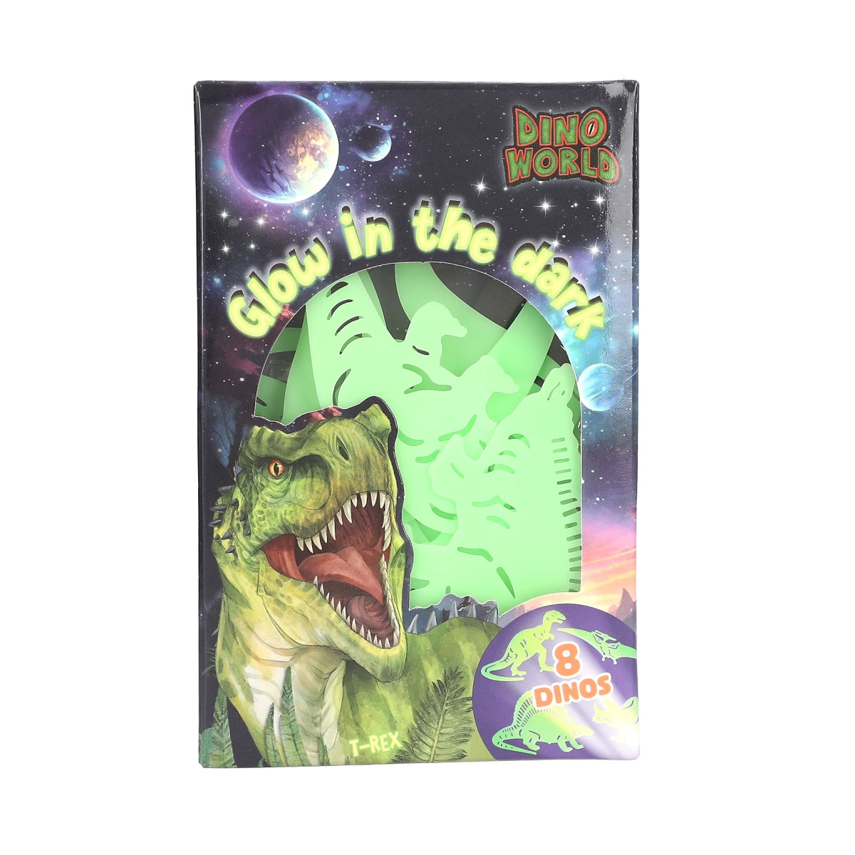 Depesche Dino World Glow In The Dark Sticker - 412679