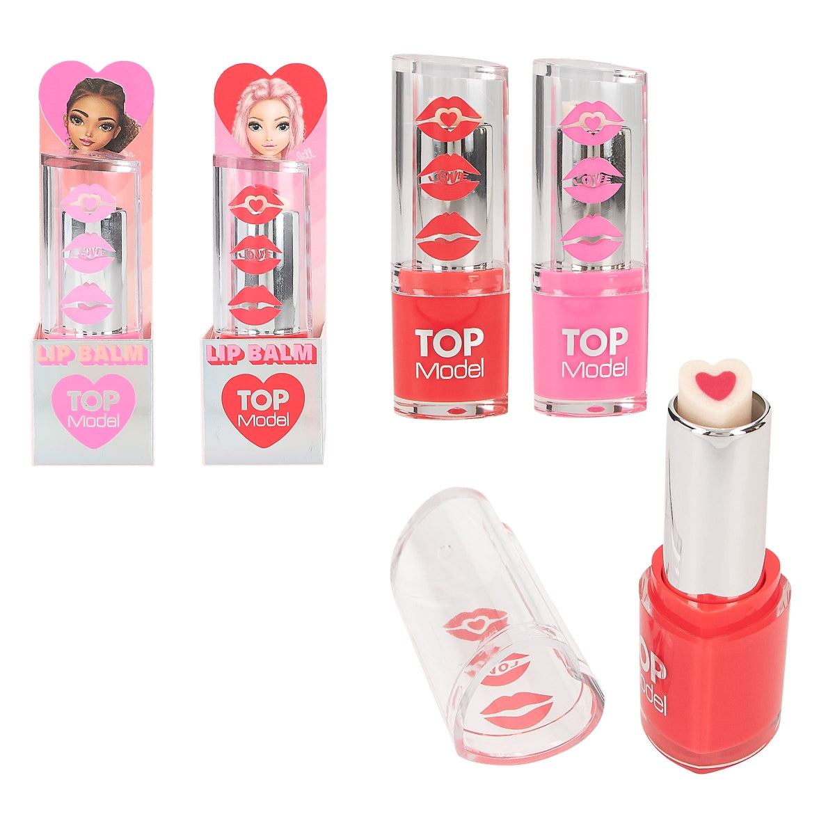 Depesche TopModel Beauty & Me Heart in Heart Lip Balm (Choice of 2) - 0412809