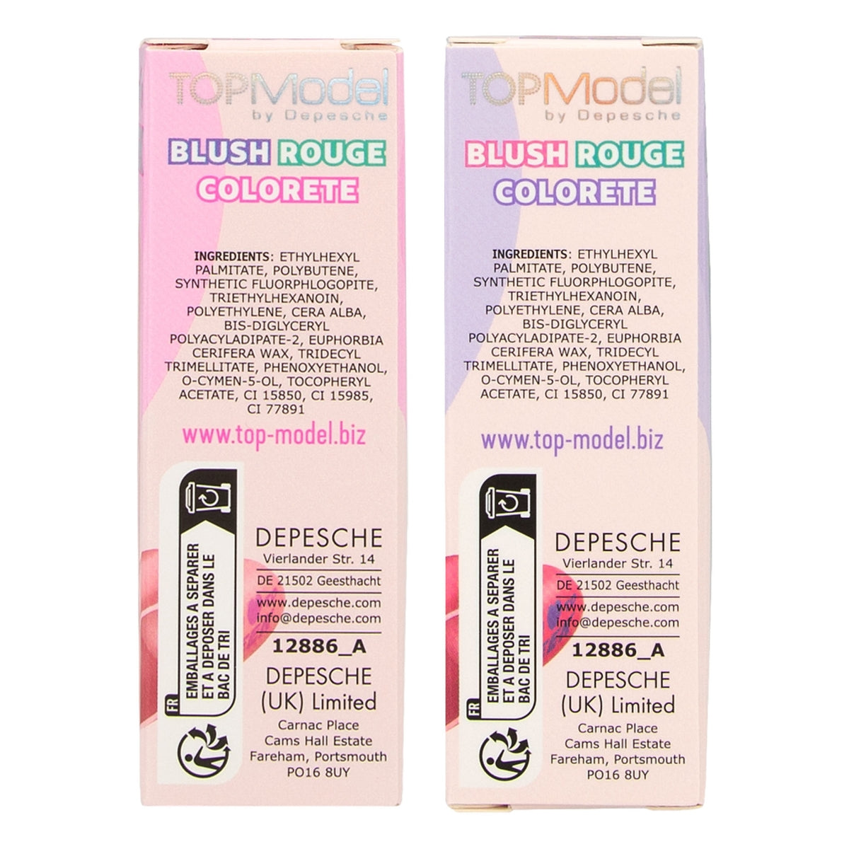 Depesche TopModel Beauty & Me Heart Blush Stick - 0412886