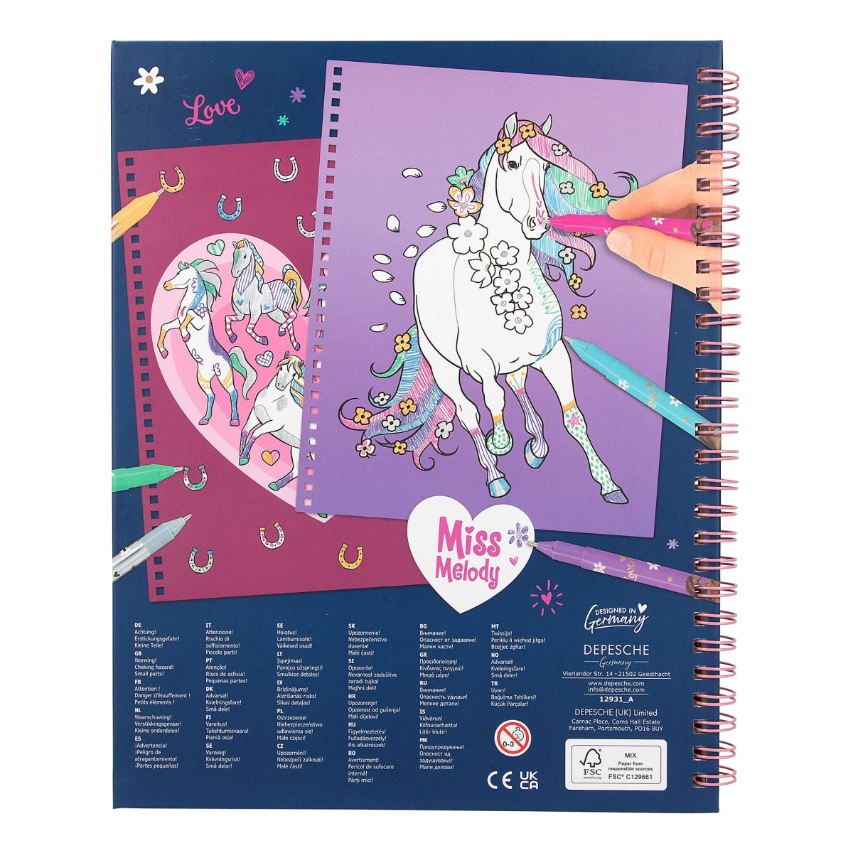 Depesche Miss Melody Create your Glitter Horses - 412931
