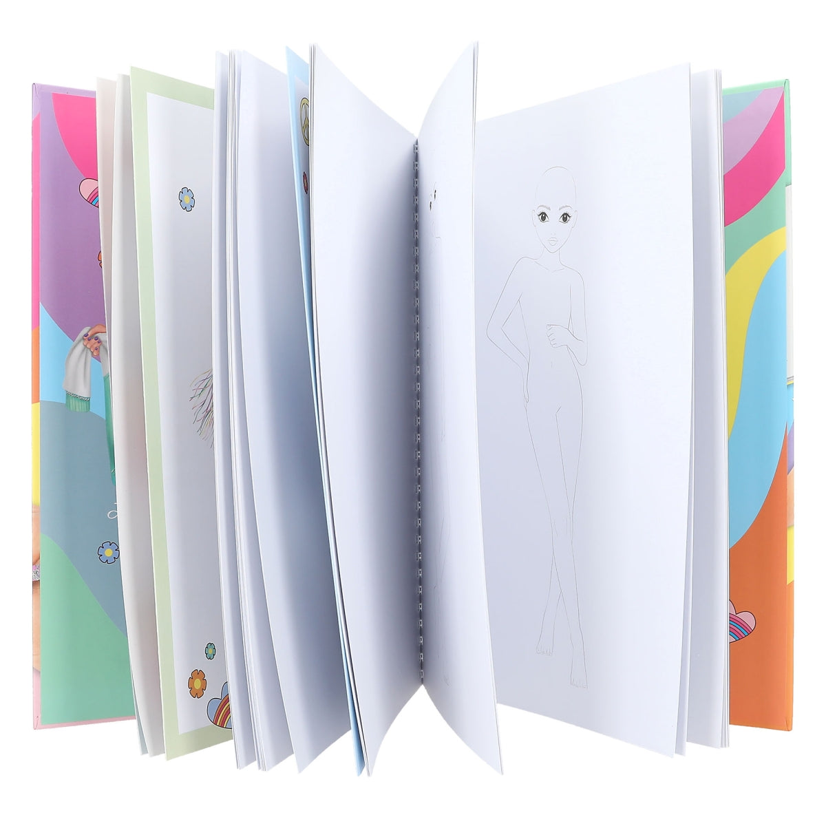 Depesche TopModel Colouring Book With Pen Set - 0412943