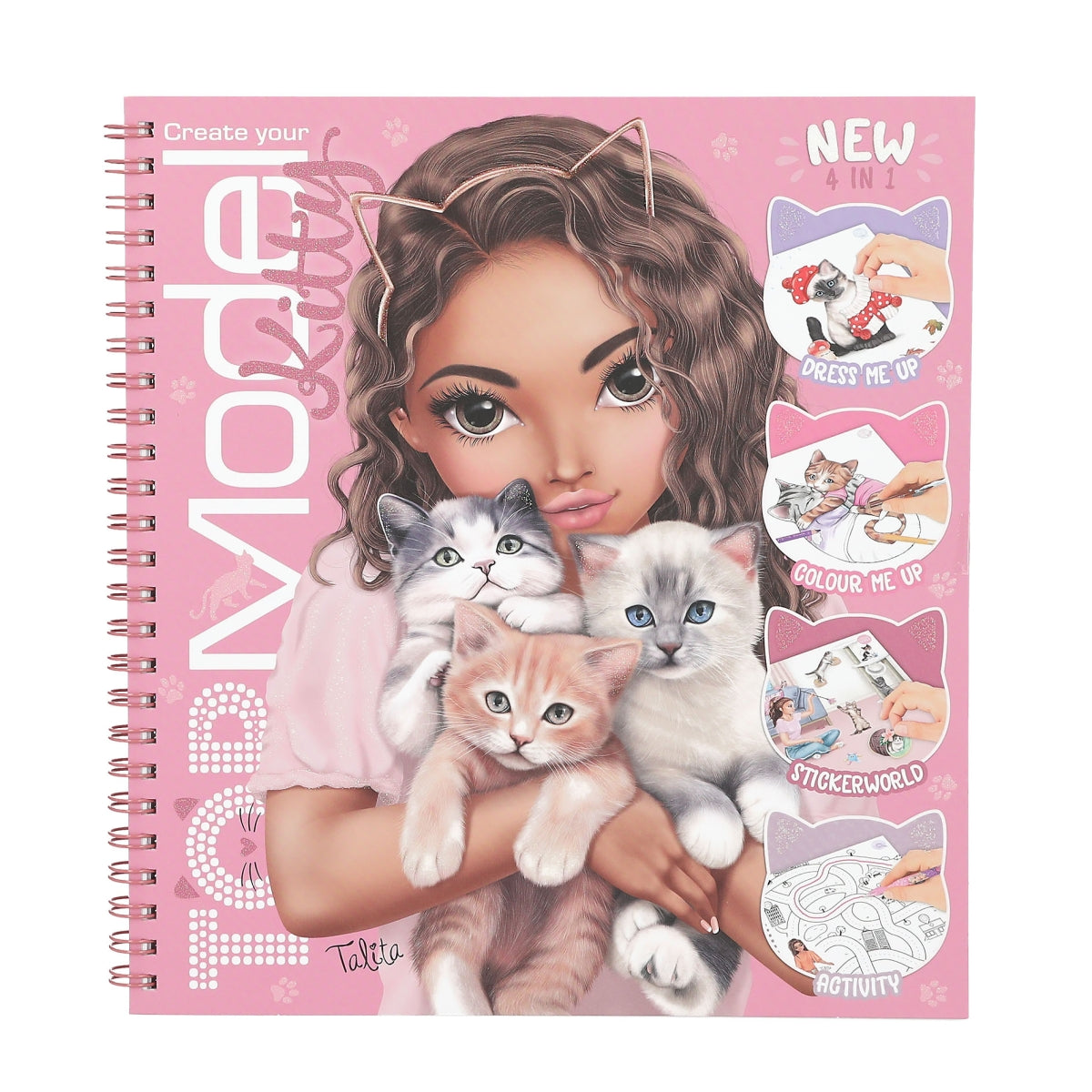 Depesche TopModel Create Your Kitty Colouring Book - 413038