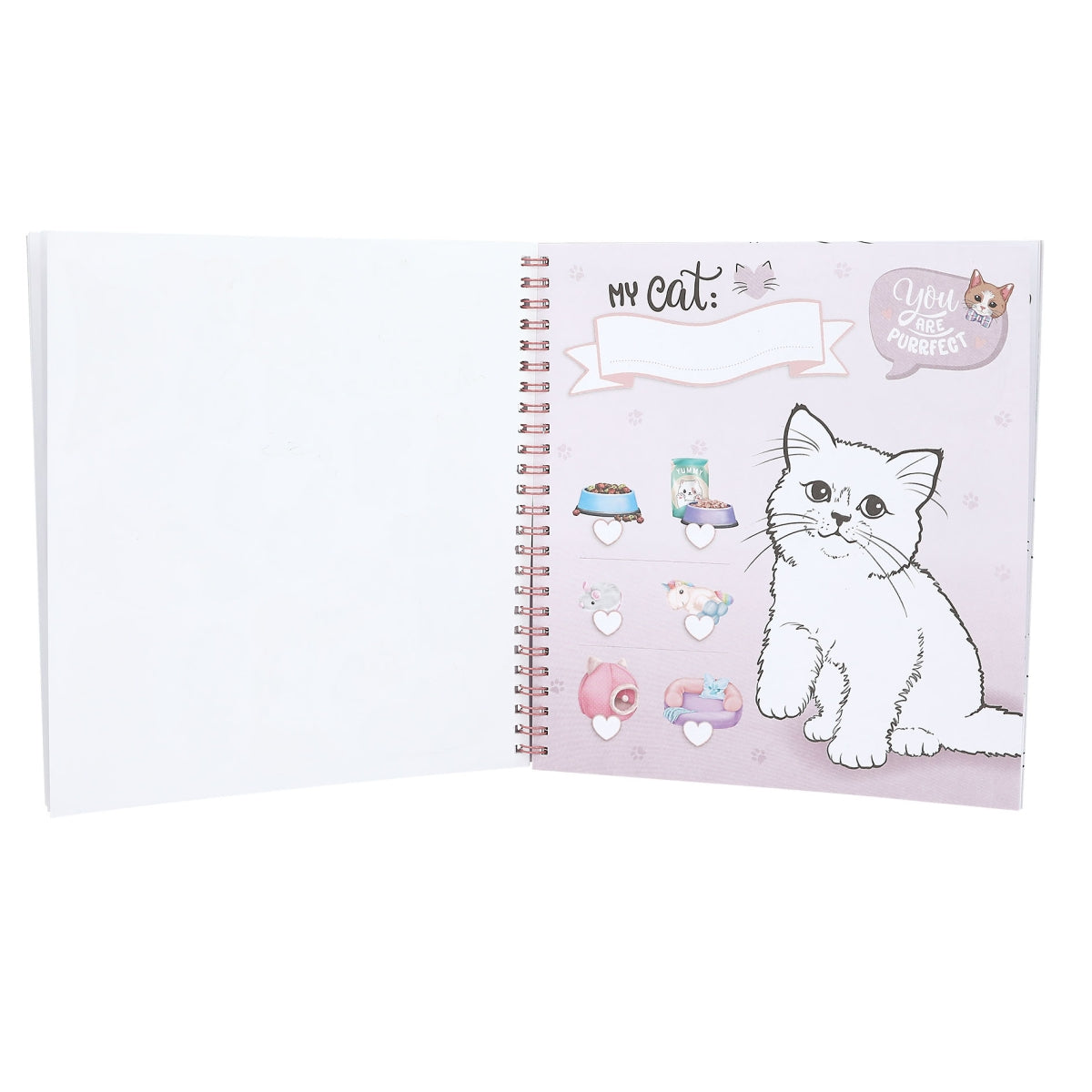 Depesche TopModel Create Your Kitty Colouring Book - 413038