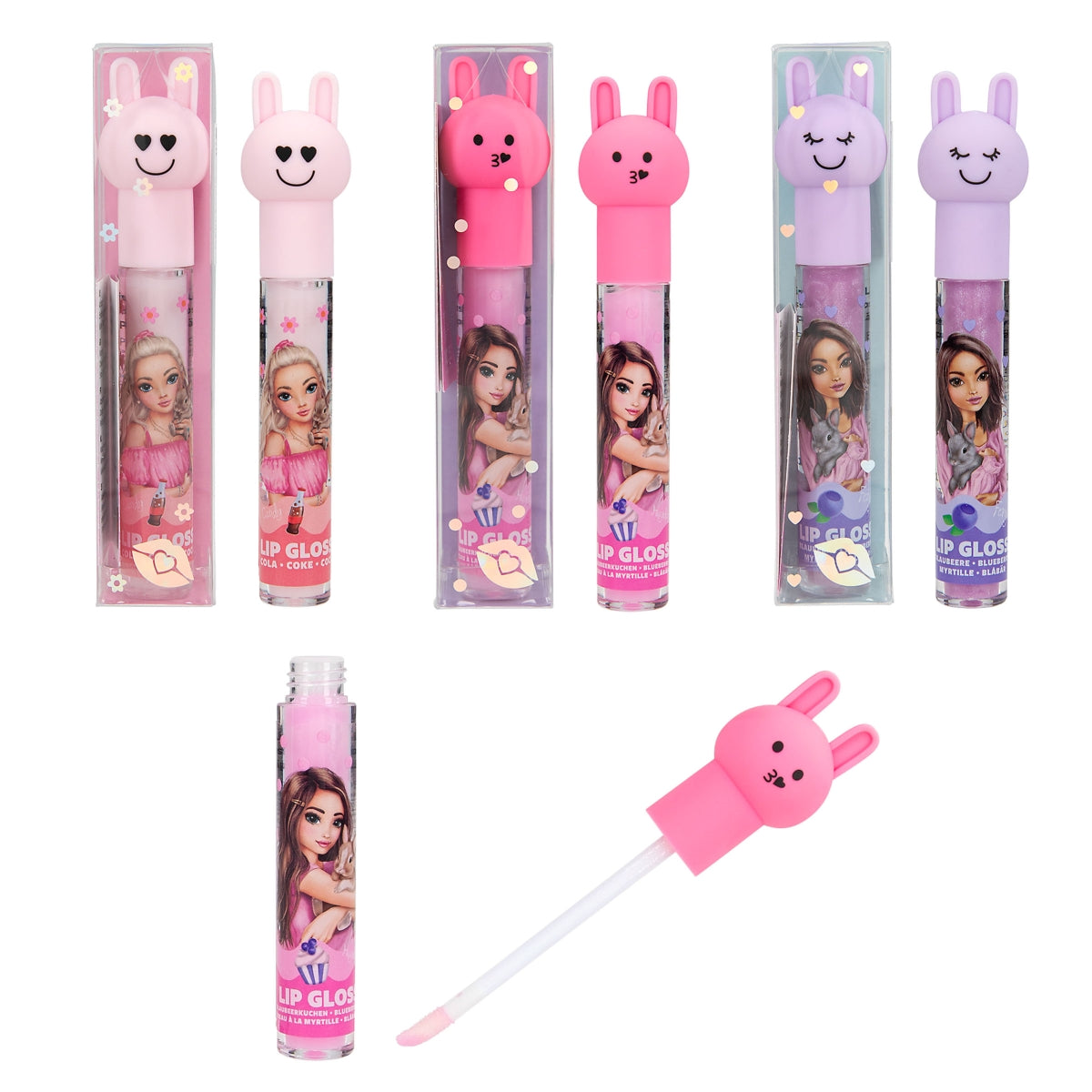 Depesche TopModel Beauty & Me Bunny Lip Gloss (Choice of 3) - 0413138