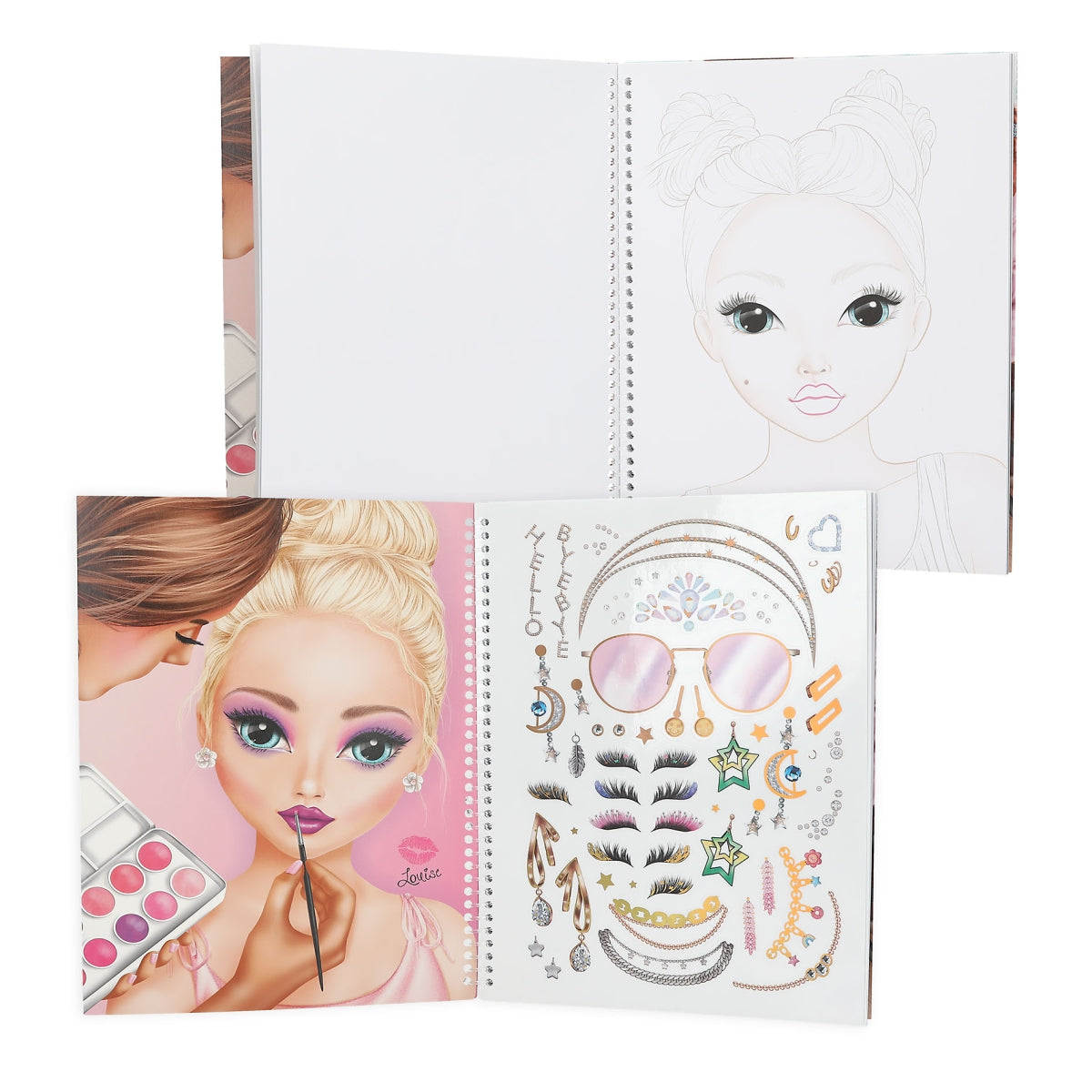Depesche TopModel Make-Up Colouring Book - 413144