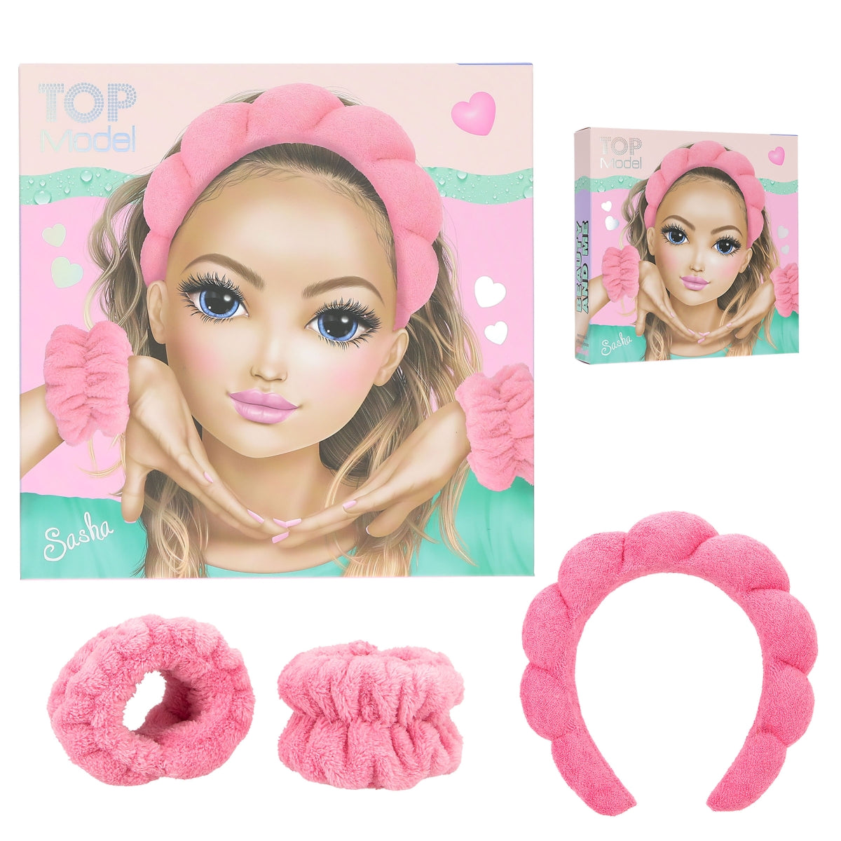 Depesche TopModel Beauty & Me Hairband & Wrist Wash Band - 0413250