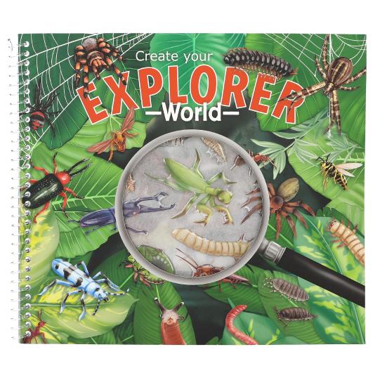 Dino World Explorer Stickerworld With Relief Stickers