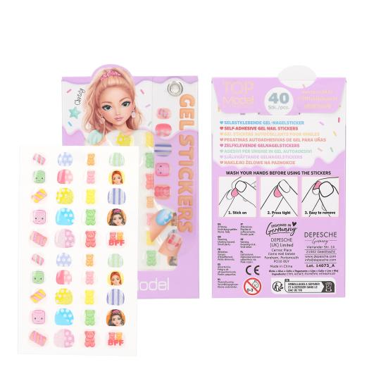 TOPModel Gel Candy Glam Nail Stickers - (Choice of 4)