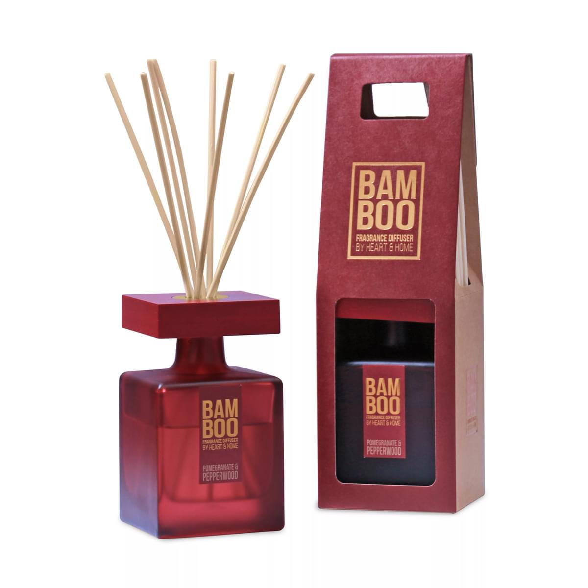 History & Heraldry Bamboo 140ml Pomegranate & Pepperwood Reed Diffuser