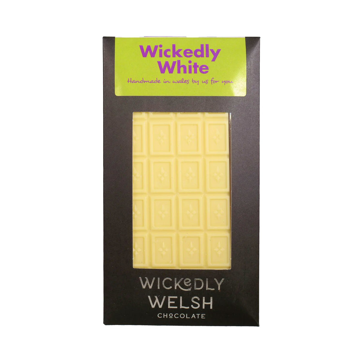 Wickedly Welsh 90g White Chocolate Bar