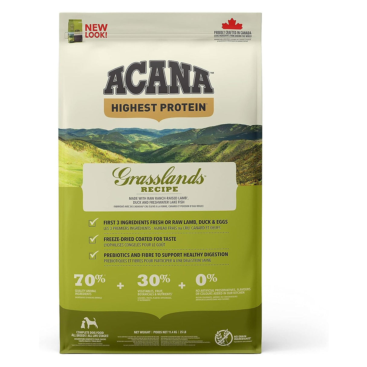 Acana 11.4kg Grasslands Dry Dog Food