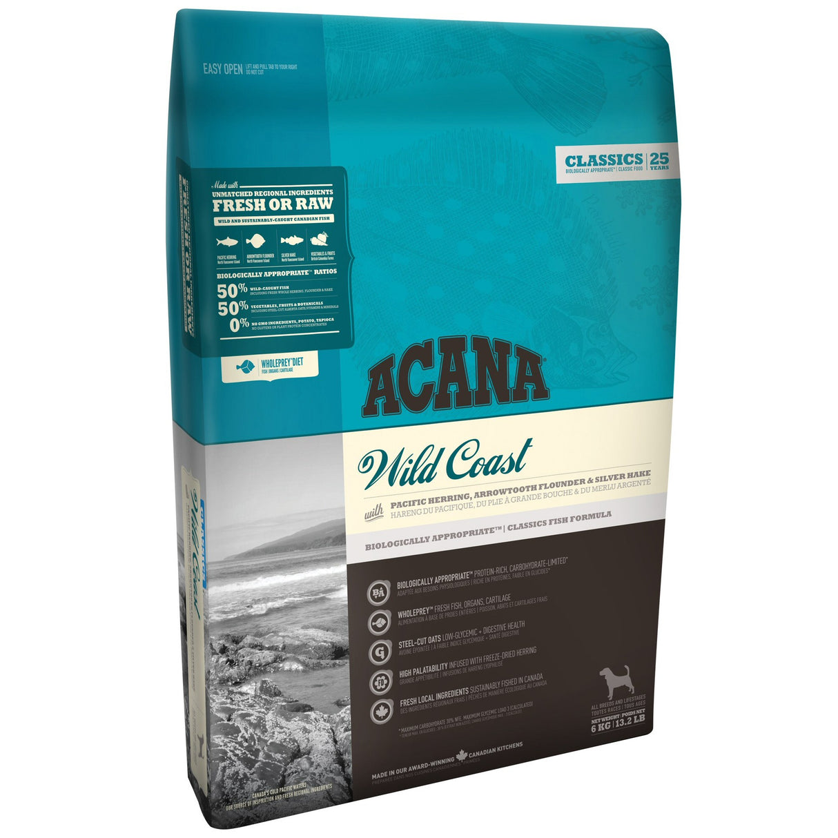 Acana 9.7kg Wild Coast Dry Adult Dog Food