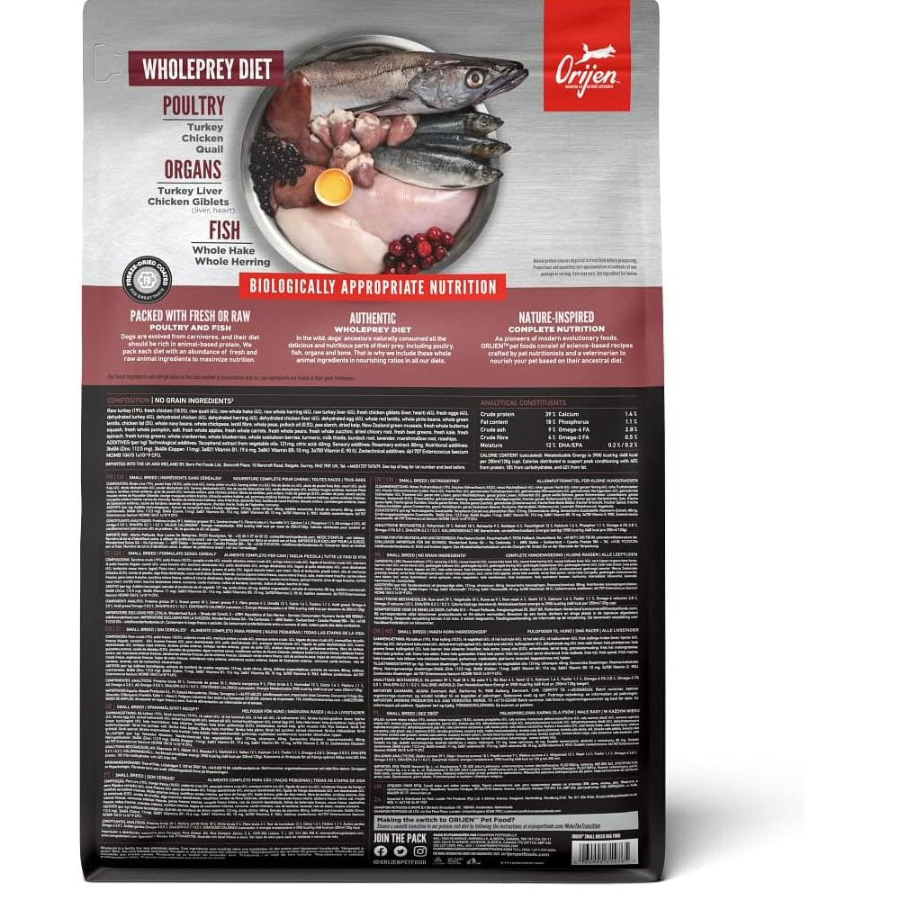 Orijen 1.8kg Small Breed Dry Dog Food