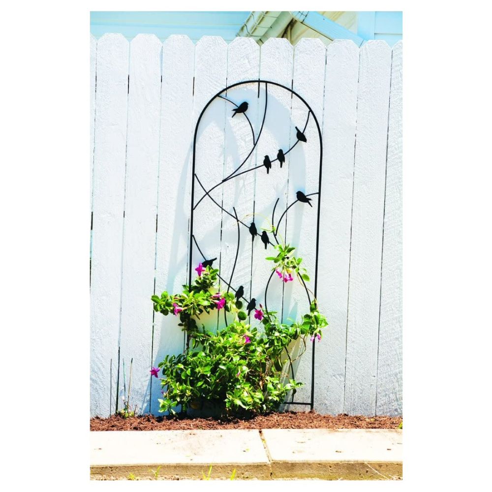 Panacea 72" Perching Birds Trellis