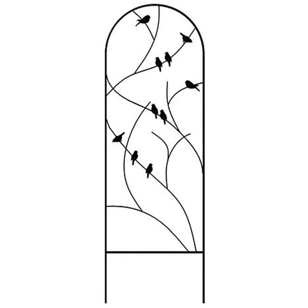 Panacea 72" Perching Birds Trellis
