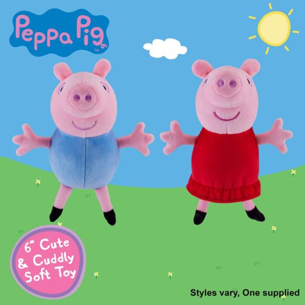 Character Options Peppa Pig Collectable Soft Toy (Choice of Two)