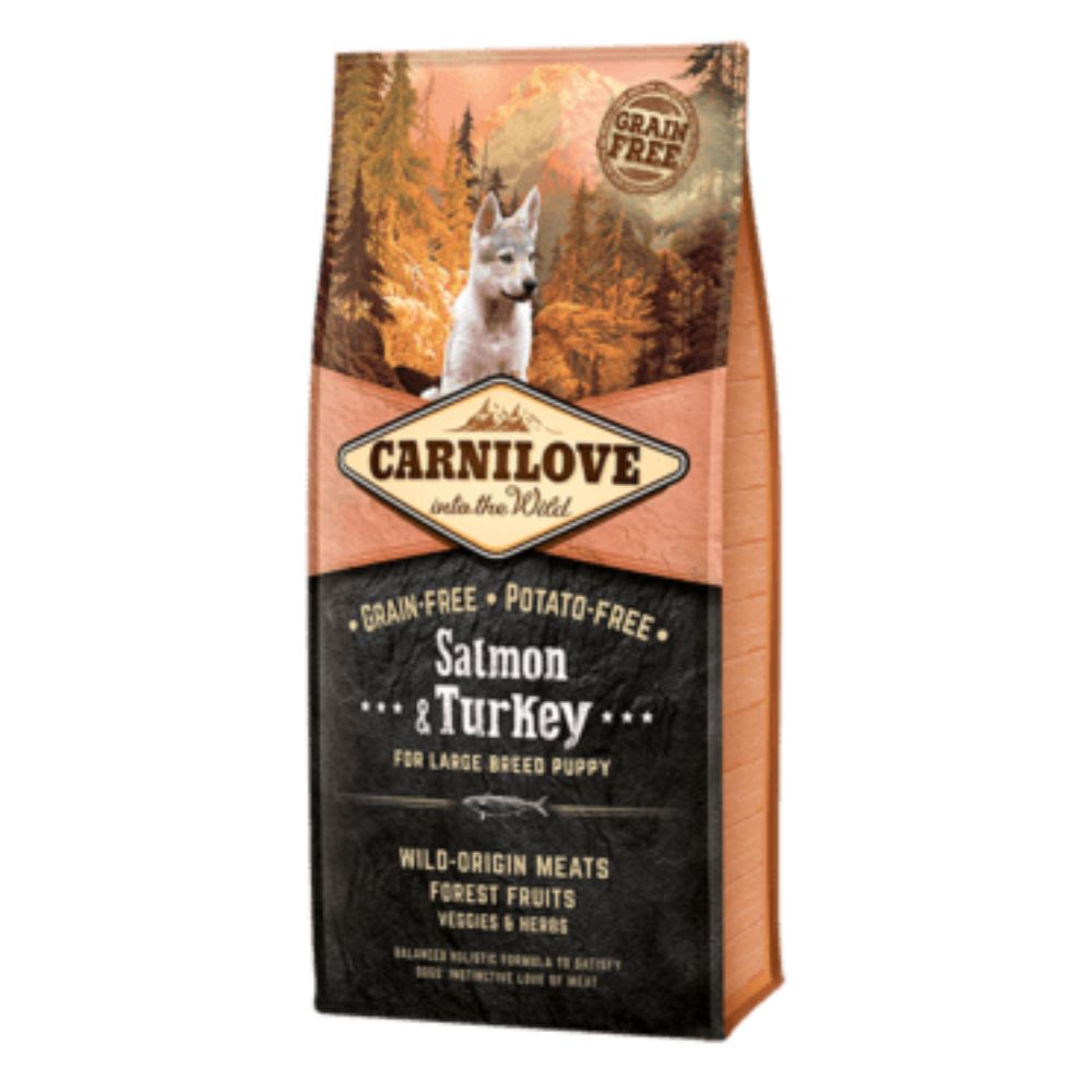 Carnilove 1.5kg Salmon & Turkey Large Breed Puppy Food