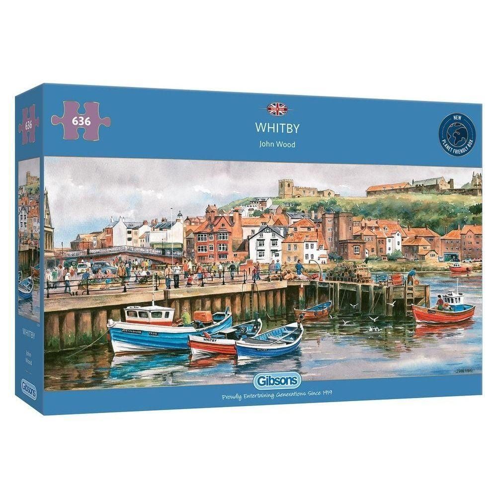 Gibsons Games 636 Piece Whitby Panoramic Jigsaw Puzzle