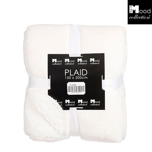In The Mood 200cm x 150cm White Mardy Fleece - 1112049