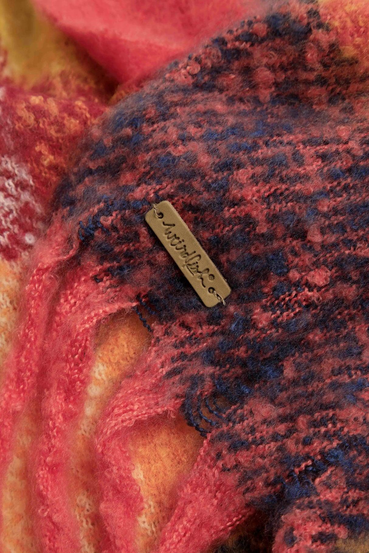 Weird Fish One Size Paprika Austell Eco Cosy Check Scarf