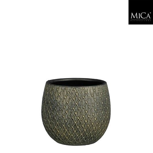 Mica Decorations 18cm x 18cm Green Madeira Indoor Pot - 1167510