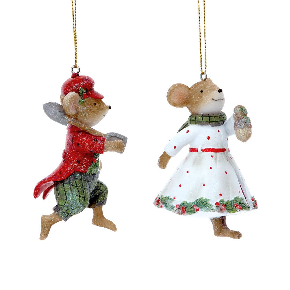 Gisela Graham 8.5cm Resin Mouse (Choice of 2)