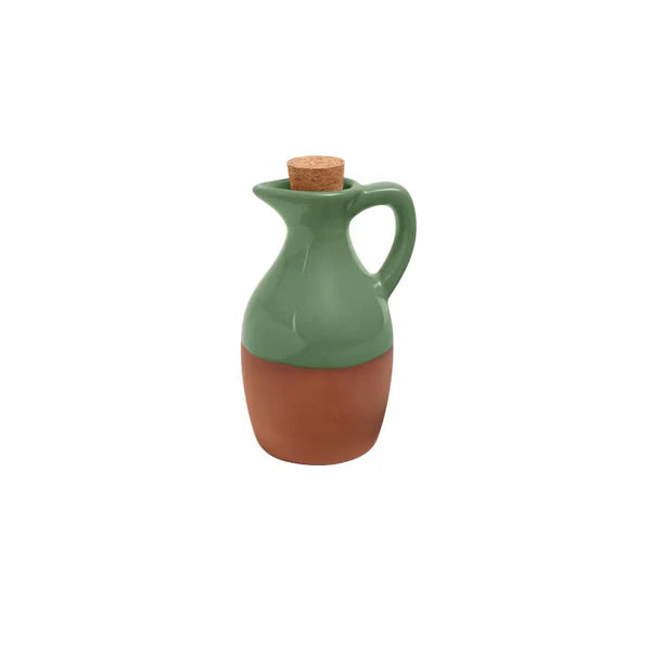 Dexam 150ml Green Glazed Terracotta Oil Drizzler - 16050214