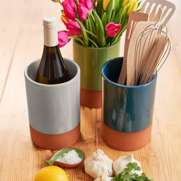 Dexam 18cm Stone Sintra Glazed Terracotta Wine Cooler - 16050224