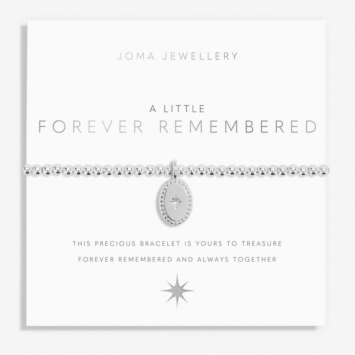 Joma Jewellery Silver A Little 'Forever Remembered' Bracelet