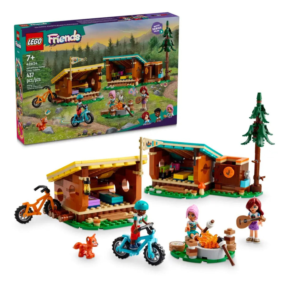 LEGO Friends Adventure Camp Cozy Cabins