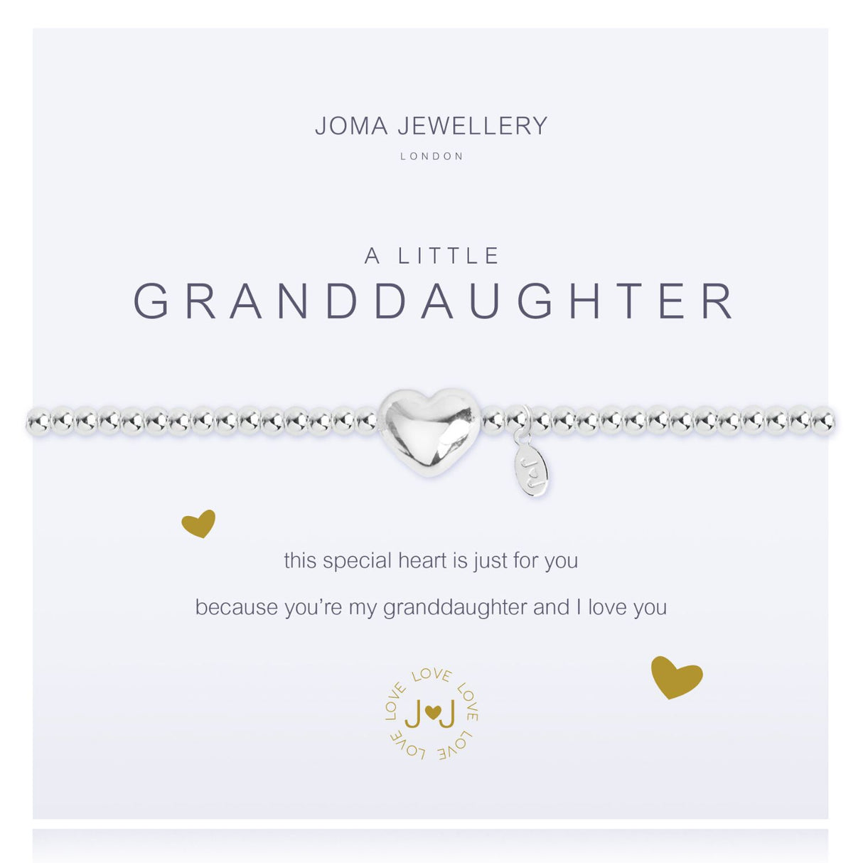 Joma Jewellery Silver A Little 'Granddaughter' Bracelet
