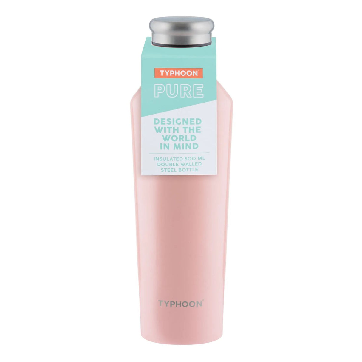Typhoon 500ml Pure Pink Double Wall Bottle