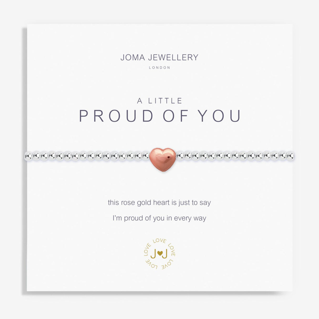 Joma Jewellery Silver A Little 'Proud Of You' Bracelet