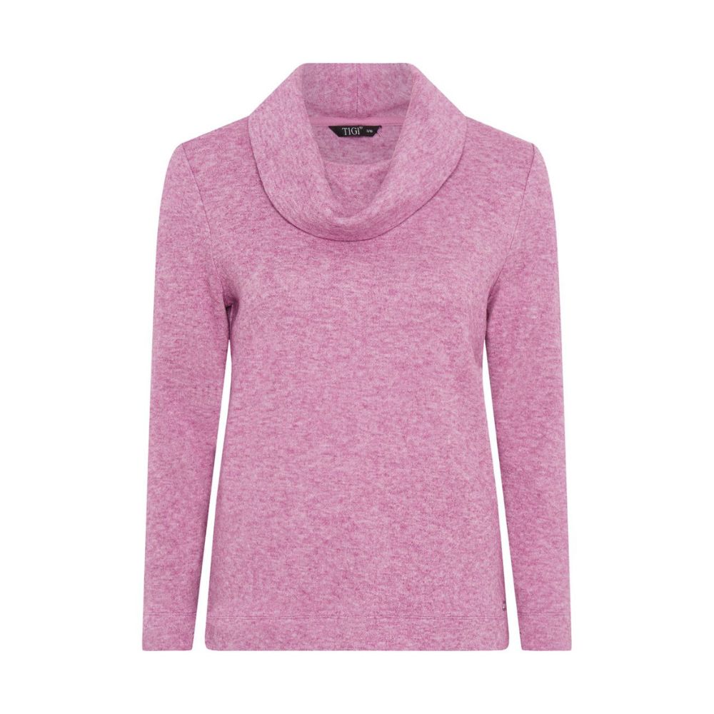 Tigi Cowl Neck Jumper - Pink