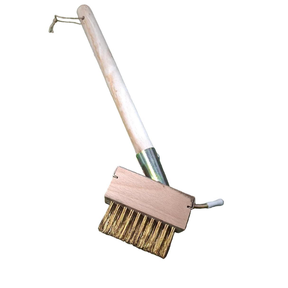Green Key Paving Brush Short Wooden Handle