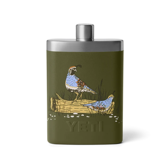 Yeti 7oz Upland Bird Flask - Olive