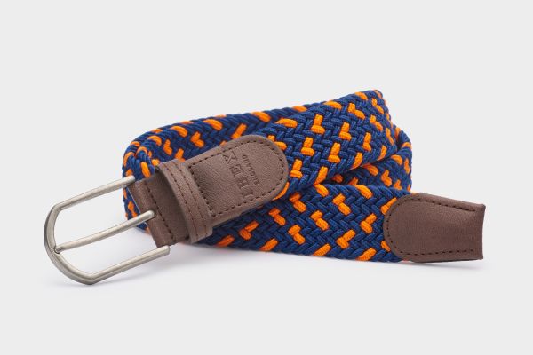 Ibex England Navy/Orange Repreve Eco Belt - M - 9408-M