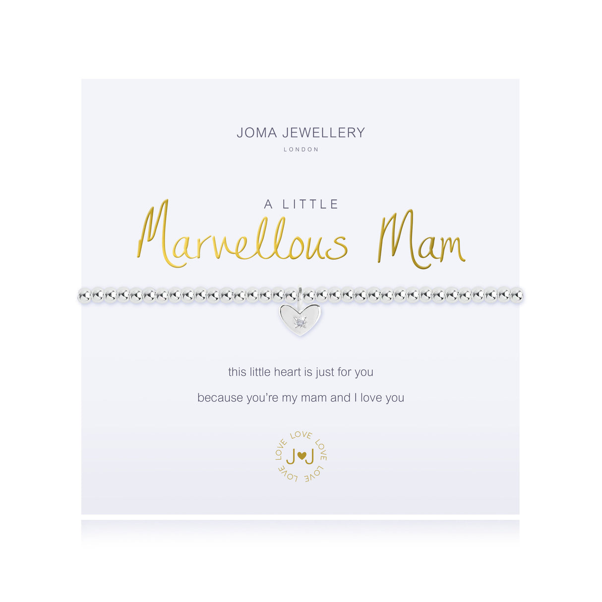 Joma Jewellery Silver Plated A Little 'Marvellous Mam' Bracelet