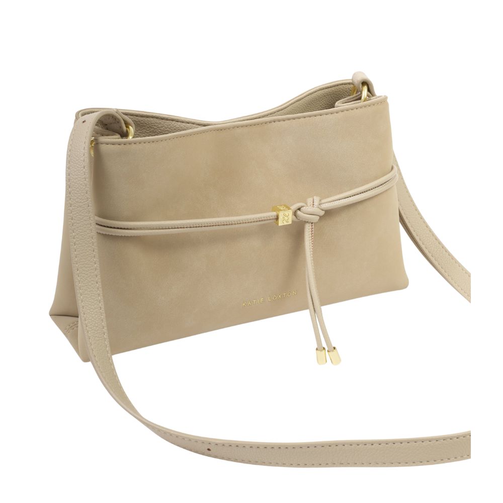 Katie Loxton Lori Suedette Crossbody Bag - Desert