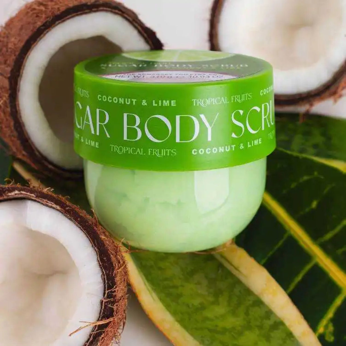 Tropical Fruits 310g Coconut & Lime Sugar Body Scrub