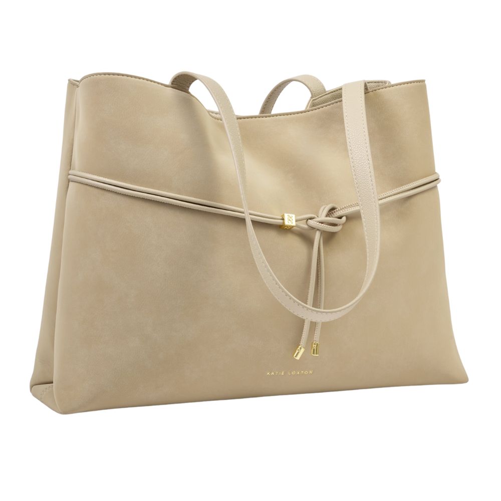 Katie Loxton Lori Suedette Tote Bag - Desert