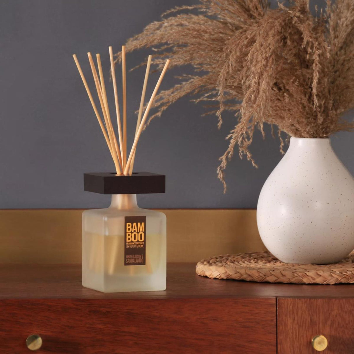 History & Heraldry Bamboo 140ml Blossom & Sandalwood Large Reed Diffuser