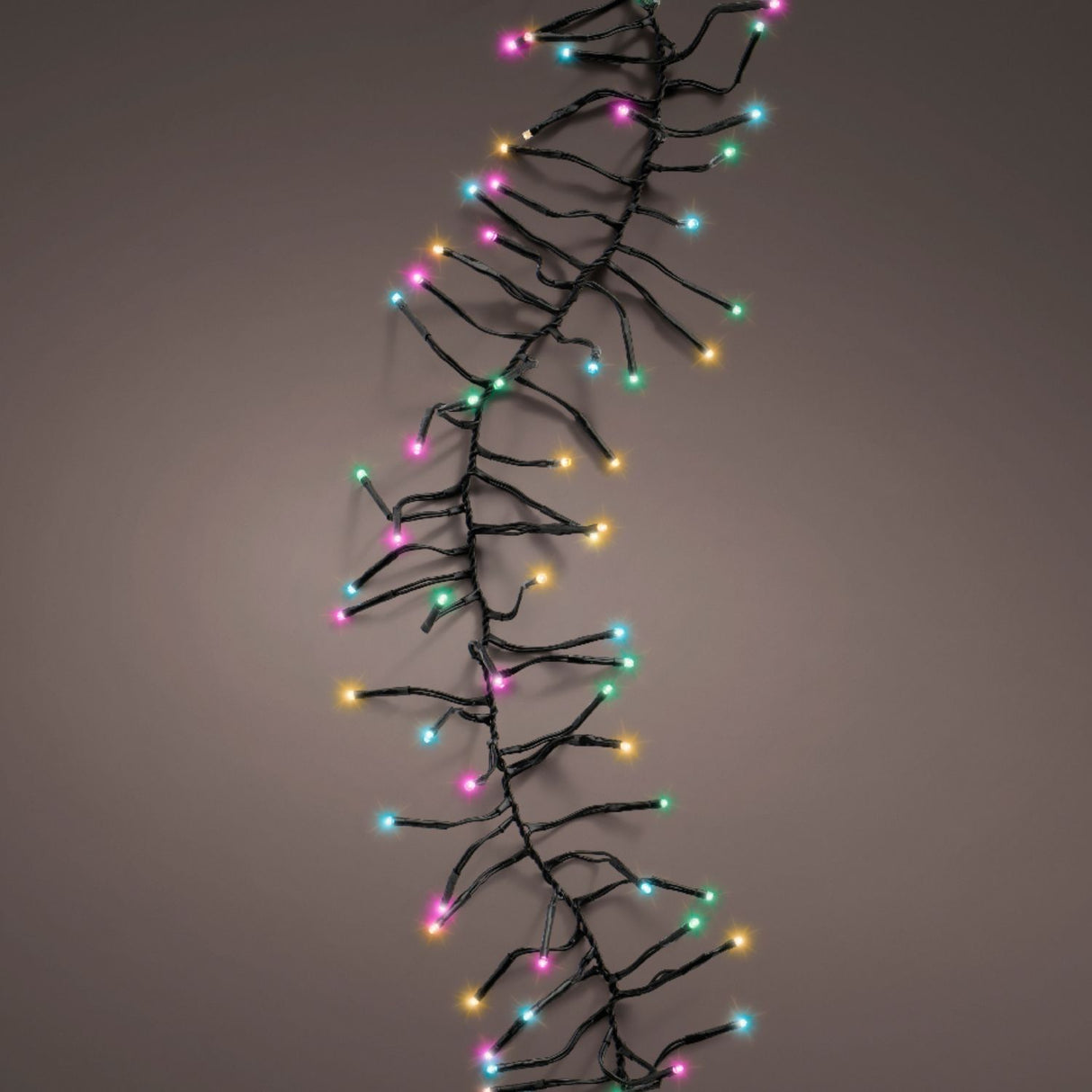 Lumineo 1512 Multi Coloured LED Soft Glow Cluster Lights (14m)