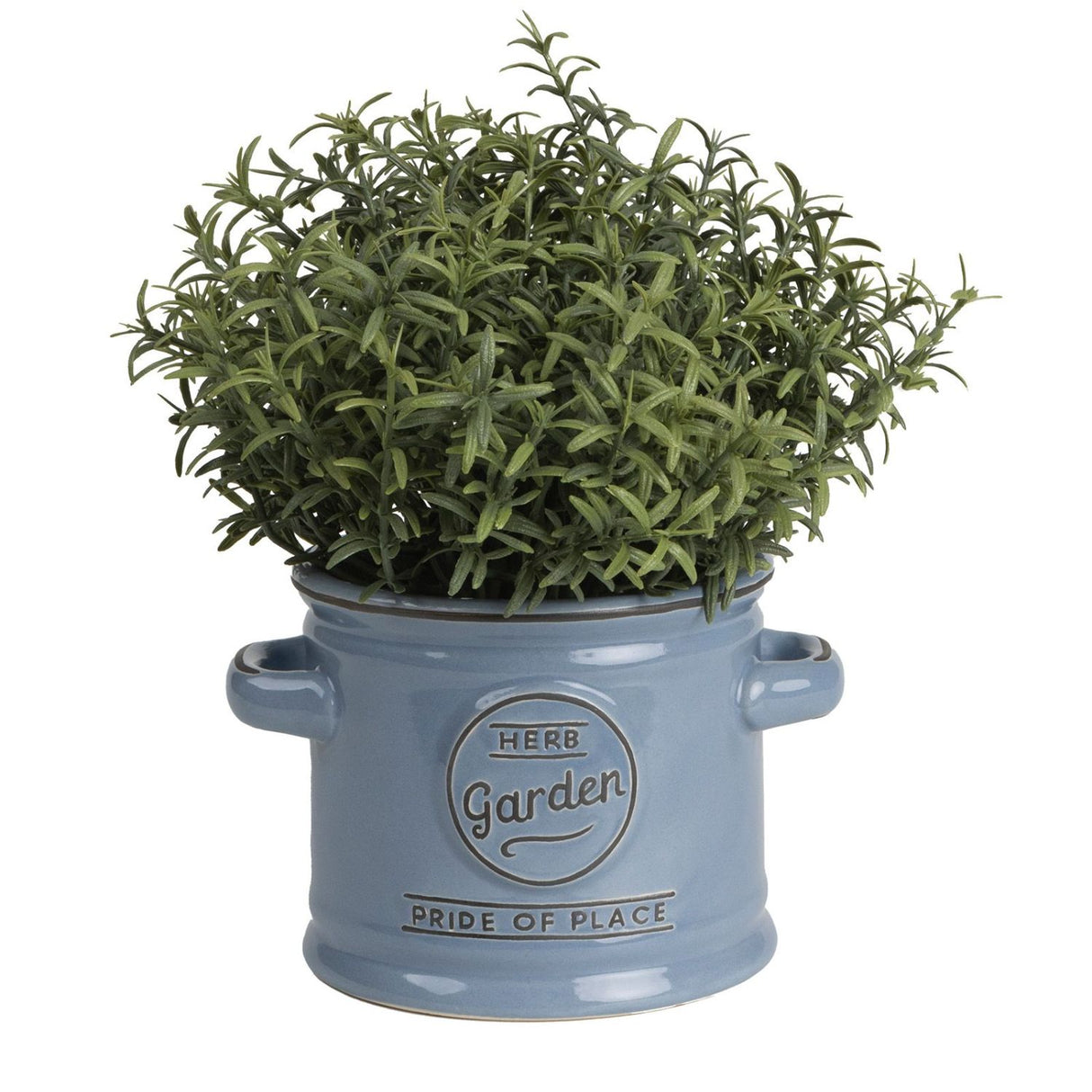 T&G Woodware 10cm Blue Pride of Place Herb Garden Planter